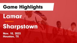 Lamar  vs Sharpstown  Game Highlights - Nov. 10, 2023