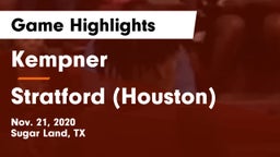 Kempner  vs Stratford  (Houston) Game Highlights - Nov. 21, 2020