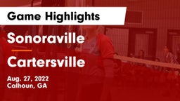 Sonoraville  vs Cartersville  Game Highlights - Aug. 27, 2022
