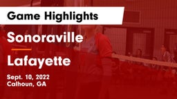 Sonoraville  vs Lafayette  Game Highlights - Sept. 10, 2022