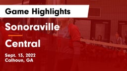 Sonoraville  vs Central  Game Highlights - Sept. 13, 2022