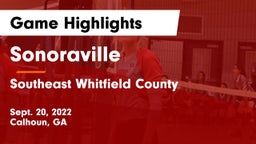 Sonoraville  vs Southeast Whitfield County Game Highlights - Sept. 20, 2022