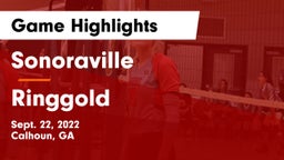 Sonoraville  vs Ringgold Game Highlights - Sept. 22, 2022