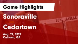 Sonoraville  vs Cedartown  Game Highlights - Aug. 29, 2023