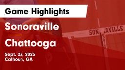 Sonoraville  vs Chattooga  Game Highlights - Sept. 23, 2023