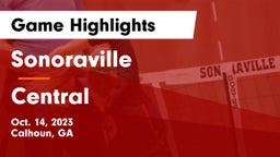 Sonoraville  vs Central  Game Highlights - Oct. 14, 2023