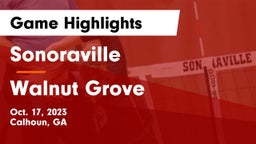 Sonoraville  vs Walnut Grove  Game Highlights - Oct. 17, 2023