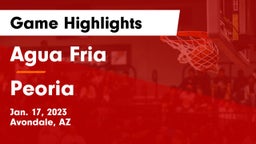 Agua Fria  vs Peoria  Game Highlights - Jan. 17, 2023