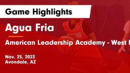 Agua Fria  vs American Leadership Academy - West Foothills Game Highlights - Nov. 25, 2023