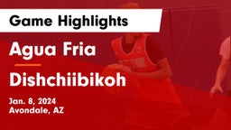 Agua Fria  vs Dishchiibikoh Game Highlights - Jan. 8, 2024