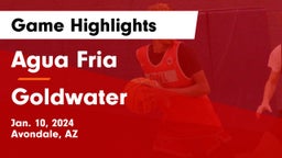 Agua Fria  vs Goldwater  Game Highlights - Jan. 10, 2024