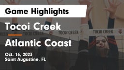 Tocoi Creek  vs Atlantic Coast   Game Highlights - Oct. 16, 2023
