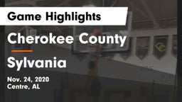 Cherokee County  vs Sylvania  Game Highlights - Nov. 24, 2020