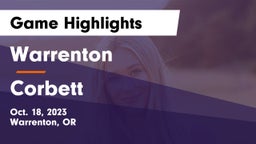 Warrenton  vs Corbett  Game Highlights - Oct. 18, 2023