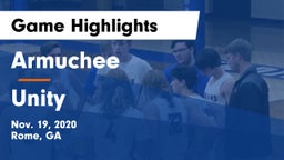 Armuchee  vs Unity Game Highlights - Nov. 19, 2020