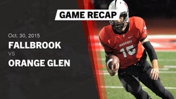 Recap: Fallbrook  vs. Orange Glen  2015