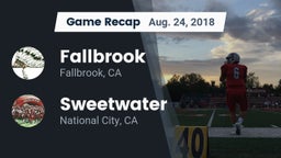 Recap: Fallbrook  vs. Sweetwater  2018