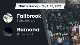 Recap: Fallbrook  vs. Ramona  2022