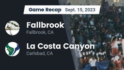 Recap: Fallbrook  vs. La Costa Canyon  2023