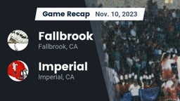 Recap: Fallbrook  vs. Imperial  2023