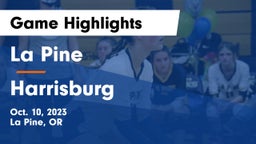 La Pine  vs Harrisburg Game Highlights - Oct. 10, 2023