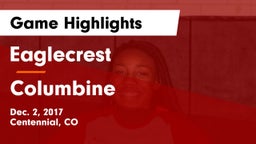 Eaglecrest  vs Columbine  Game Highlights - Dec. 2, 2017