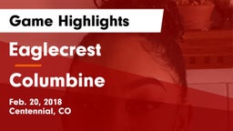 Eaglecrest  vs Columbine  Game Highlights - Feb. 20, 2018