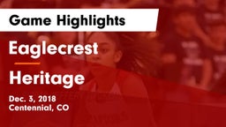 Eaglecrest  vs Heritage  Game Highlights - Dec. 3, 2018