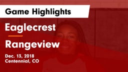 Eaglecrest  vs Rangeview  Game Highlights - Dec. 13, 2018