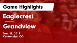 Eaglecrest  vs Grandview  Game Highlights - Jan. 18, 2019