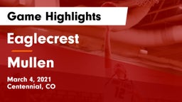 Eaglecrest  vs Mullen  Game Highlights - March 4, 2021