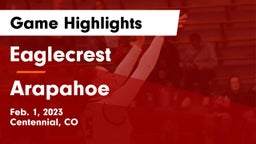 Eaglecrest  vs Arapahoe  Game Highlights - Feb. 1, 2023