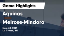 Aquinas  vs Melrose-Mindoro  Game Highlights - Nov. 30, 2021