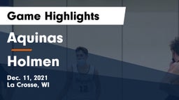 Aquinas  vs Holmen  Game Highlights - Dec. 11, 2021
