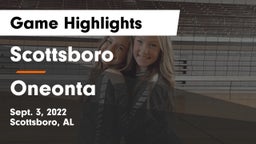 Scottsboro  vs Oneonta  Game Highlights - Sept. 3, 2022