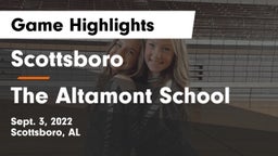 Scottsboro  vs The Altamont School Game Highlights - Sept. 3, 2022