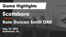 Scottsboro  vs Kate Duncan Smith DAR  Game Highlights - Aug. 24, 2023