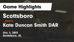 Scottsboro  vs Kate Duncan Smith DAR  Game Highlights - Oct. 3, 2023