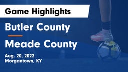 Butler County  vs Meade County  Game Highlights - Aug. 20, 2022