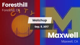 Matchup: Foresthill High vs. Maxwell  2017