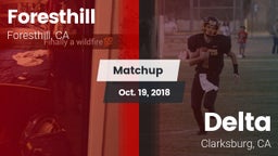 Matchup: Foresthill High vs. Delta  2018