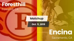 Matchup: Foresthill High vs. Encina  2019
