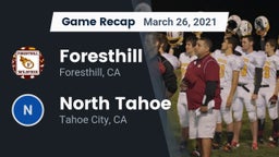 Recap: Foresthill  vs. North Tahoe  2021