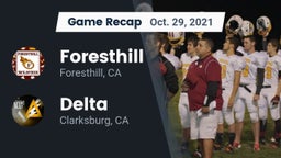 Recap: Foresthill  vs. Delta  2021