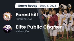 Recap: Foresthill  vs. Elite Public Charter  2023