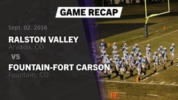 Recap: Ralston Valley  vs. Fountain-Fort Carson  2016