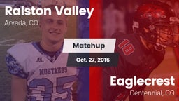 Matchup: Ralston Valley High vs. Eaglecrest  2016