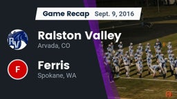 Recap: Ralston Valley  vs. Ferris  2016