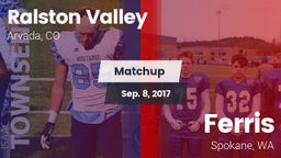 Matchup: Ralston Valley High vs. Ferris  2017
