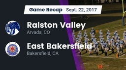 Recap: Ralston Valley  vs. East Bakersfield  2017